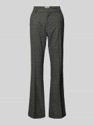 Flared stoffen broek met persplooien, model 'PREVU TAILLEUR'