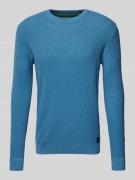 Regular fit gebreide pullover van zuiver katoen