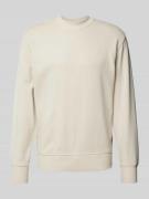 Sweatshirt met labeldetail