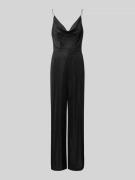 Jumpsuit met cascadehals