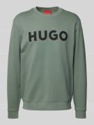 Sweatshirt met labelprint