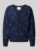 Cardigan met V-hals, model 'UMAGNE'