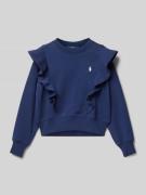 Sweatshirt met volants