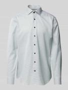 Slim fit zakelijk overhemd met kentkraag, model 'Savio'