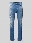 Comfort fit mid rise jeans in destroyed-look, model 'Fredo'