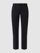 Slim fit stoffen broek van scheerwolmix