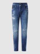 Slim fit jeans in used-look