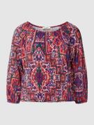 Blouse met all-over motief