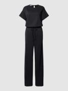 Jumpsuit met strikceintuur, model 'Axton'