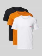 Regular fit T-shirt met ronde hals in een set van 3 stuks