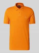 Slim fit poloshirt met labelbadge, model 'Passenger'