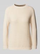 Gebreide pullover met raglanmouwen, model 'LINZ'