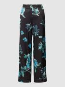 Stoffen broek met all-over print