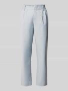 Straight leg pantalon met bandplooien, model 'DISPATCH'