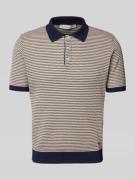 Poloshirt met korte knoopsluiting