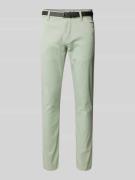 Clasic stretch fit chino met riem