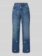 Jeans met siersteentjes