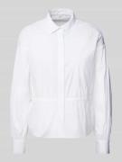Regular fit overhemdblouse met ballonmouwen
