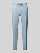 Slim fit pantalon met persplooien, model 'SPARTAFLEX'