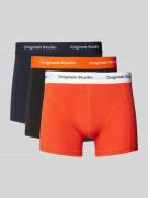 Boxershort met elastische band met label in een set van 3 stuks, model...