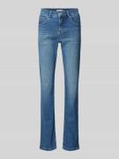 Regular fit jeans met labelpatch, model 'CICI 34' Model 'CICI'