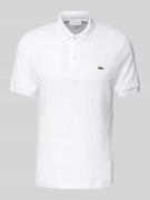 Regular fit poloshirt met labeldetail