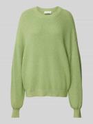 Oversized gebreide pullover met ronde hals, model 'Acentia'