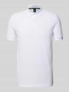 Poloshirt met labeldetail