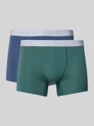 Boxershort met labeldetail in een set van 2 stuks