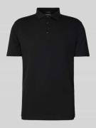 Poloshirt met structuurmotief, model 'Fisher'