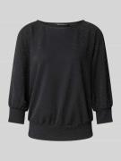 Sweatshirt met 3/4-mouwen