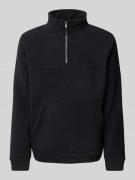 Sweatshirt met opstaande kraag