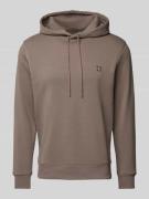 Hoodie met labelpatch