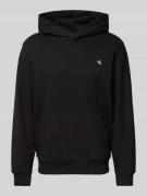 Hoodie met logoprint en kangoeroezak