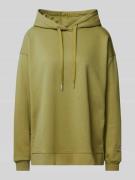 Hoodie met oversized schouders