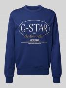 Sweatshirt met labelprint