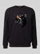 Sweatshirt met motiefprint