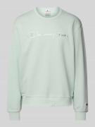 Sweatshirt met labelstitching