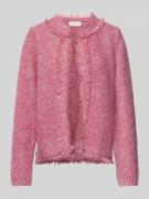 Gebreid cardigan met franjes