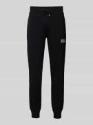 Sweatpants met labelpatch