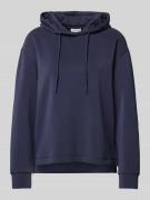 Regular fit hoodie met tunnelkoord