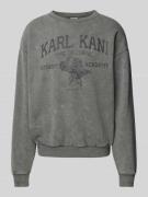 Sweatshirt met labelprint, model 'Kani Street Academy'