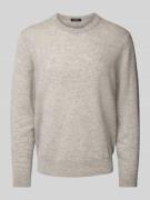 Gebreide pullover met ribboorden, model 'Faros'