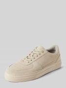 Sneakers van leer met vetersluiting, model 'HARALD'