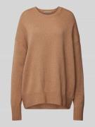 Gebreide pullover van kasjmier met ronde hals