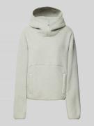 Oversized hoodie met labeldetail