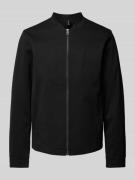 Regular fit blouson met viscose