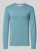 Regular fit gebreide pullover van zuiver katoen