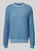 Gebreide pullover met ronde hals, model 'Agolan'