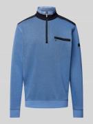 Sweatshirt met labeldetail